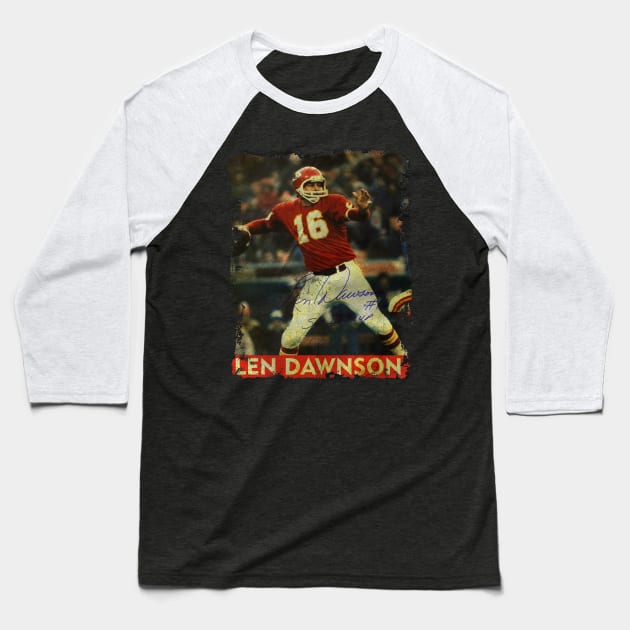 TEXTURE ART- Len Dawnson - RETRO STYLE 1 c Baseball T-Shirt by ZiziVintage